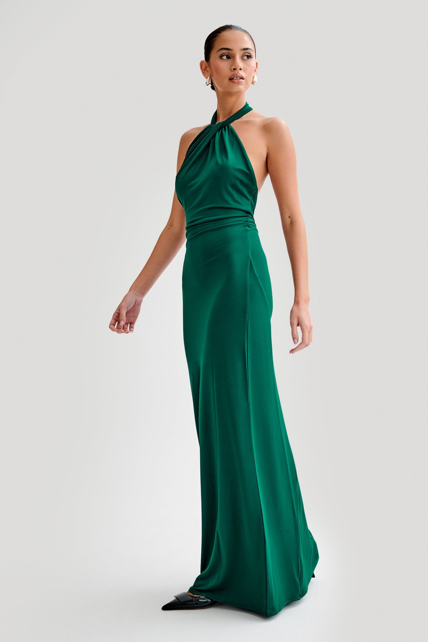 ELYNA | HALTER MAXI DRESS