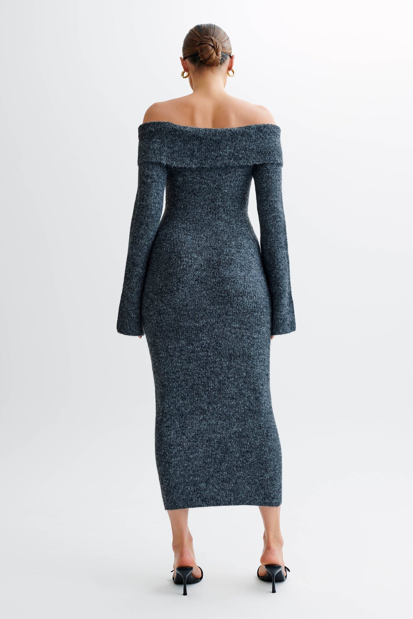 DIANA | OFF SHOULDER KNIT DRESS