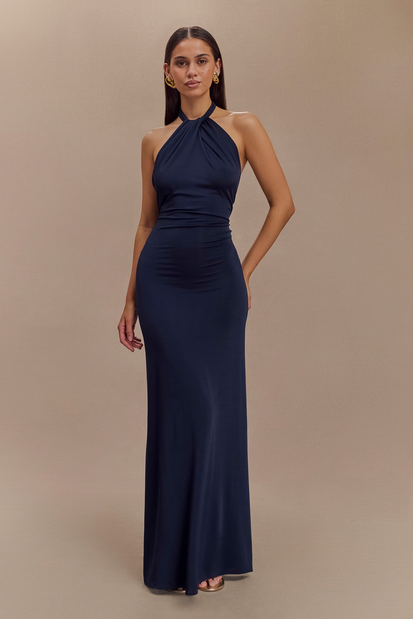 ELYNA | HALTER MAXI DRESS