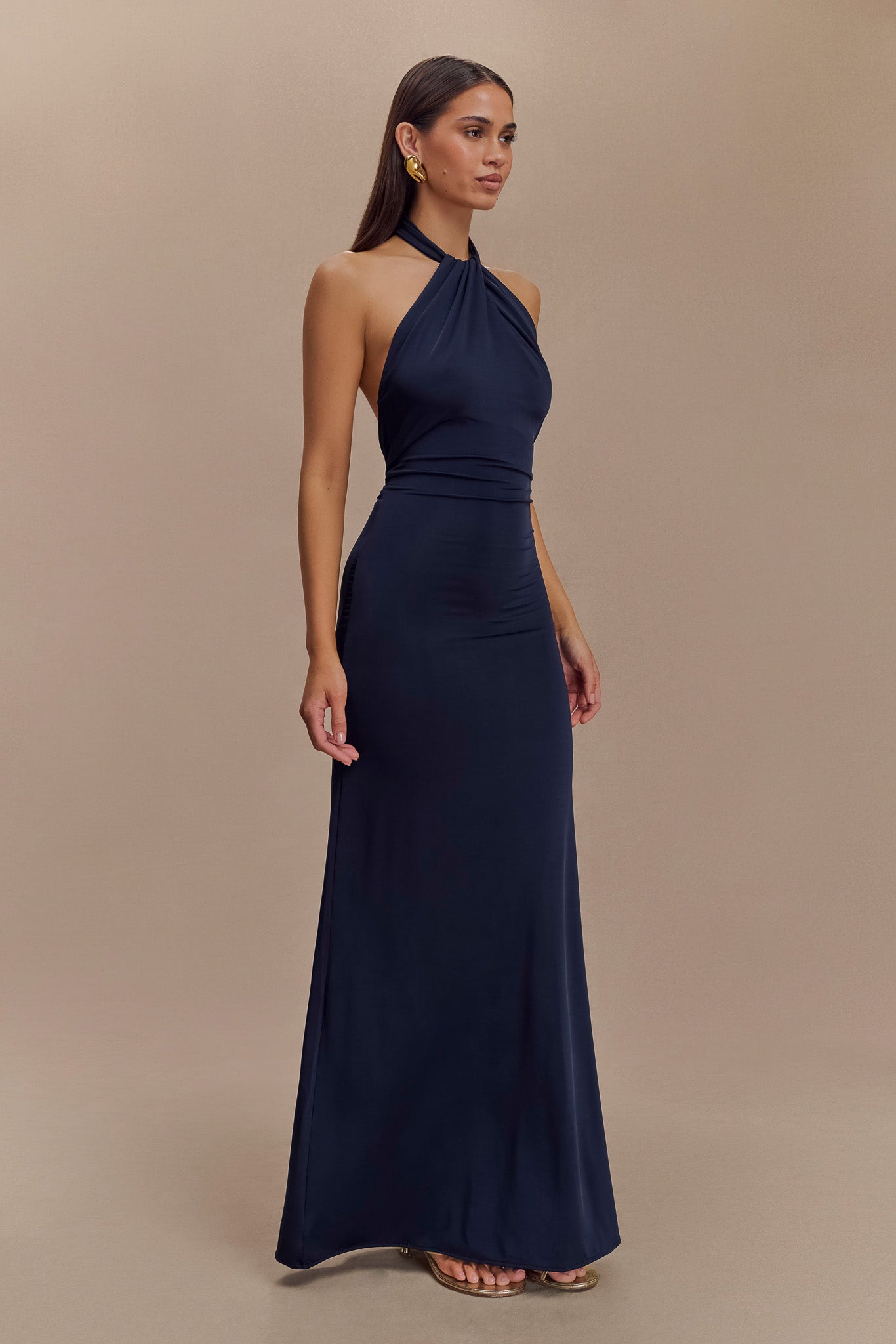 ELYNA | HALTER MAXI DRESS