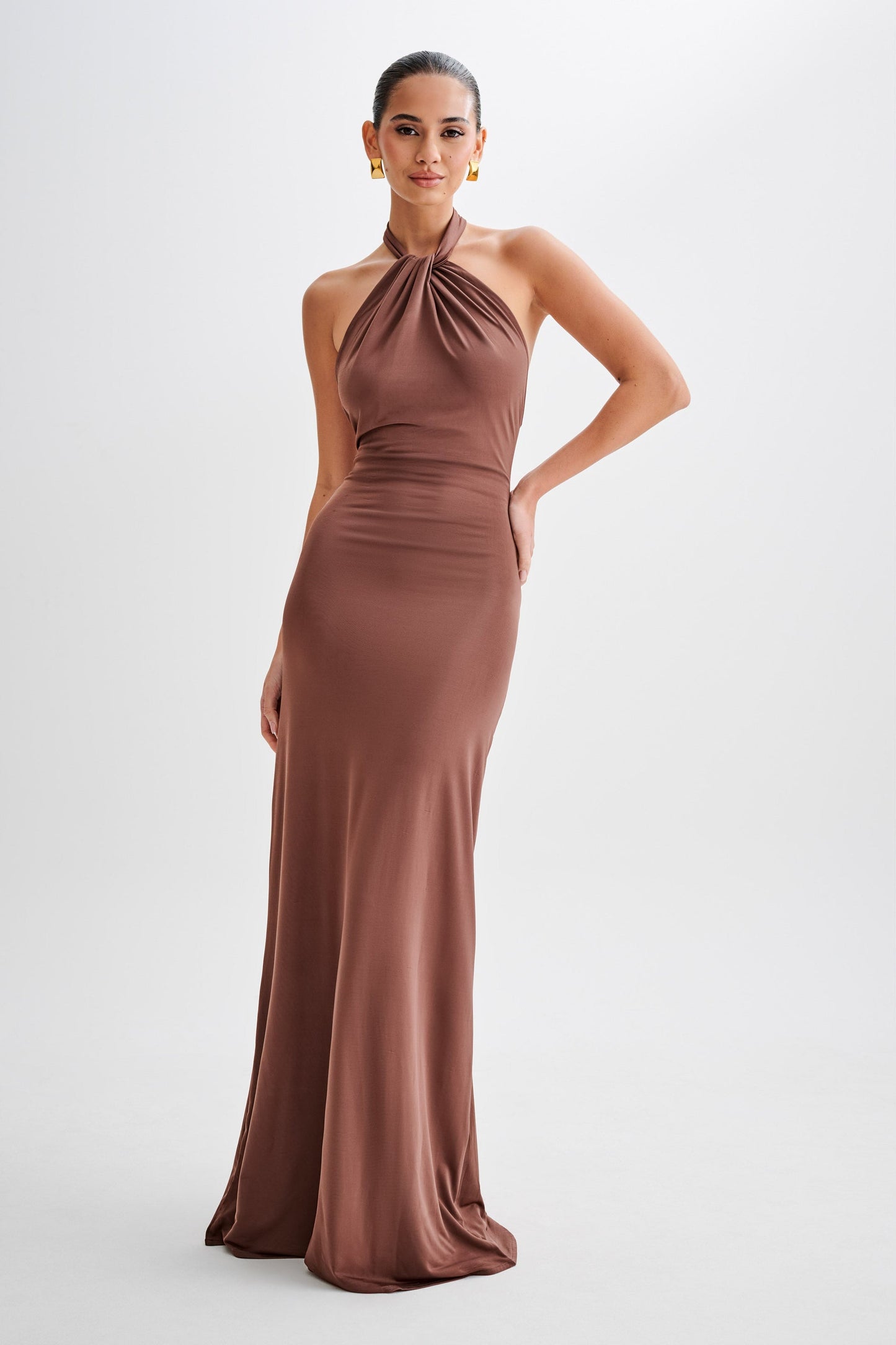 ELYNA | HALTER MAXI DRESS