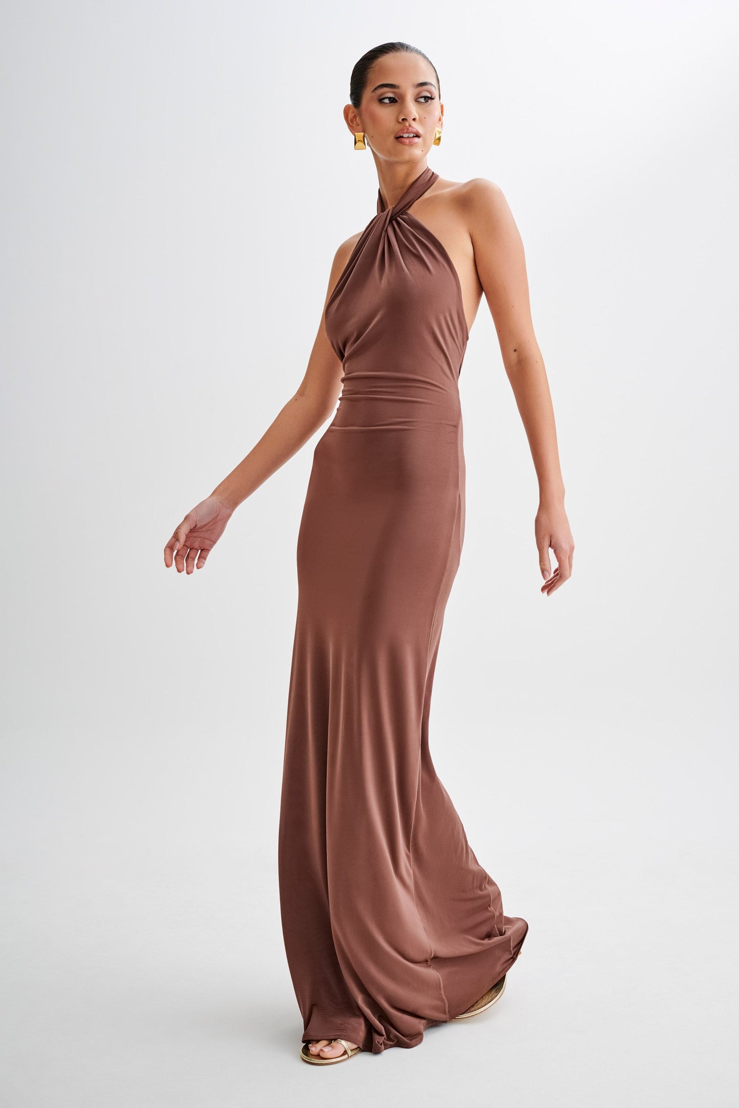 ELYNA | HALTER MAXI DRESS