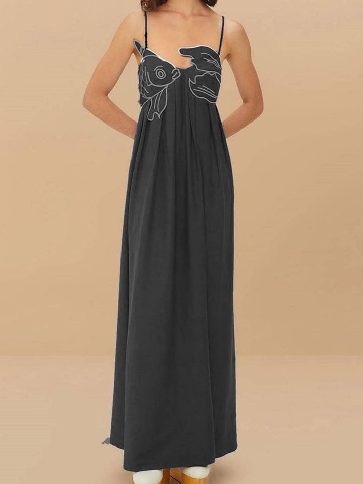 LENA | FISH MAXI DRESS