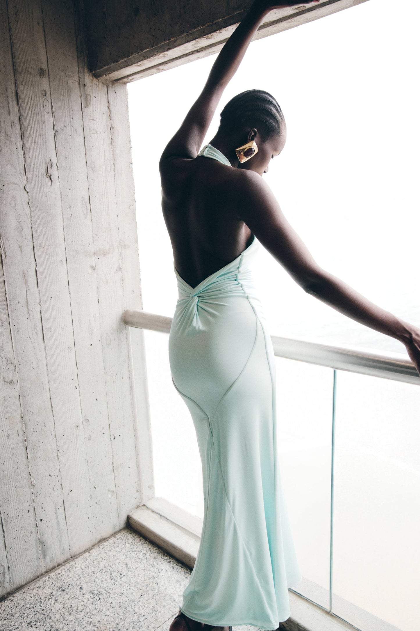 ELYNA | HALTER MAXI DRESS
