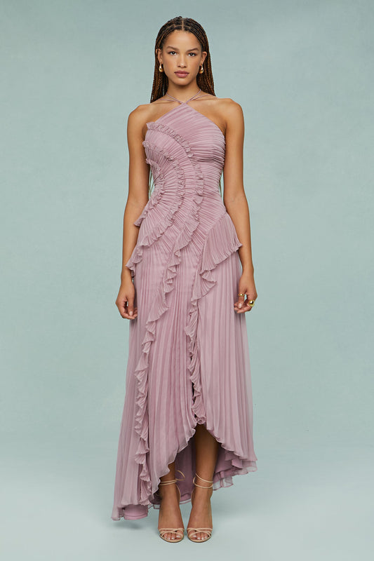 AMELIA | HALTER MAXI DRESS