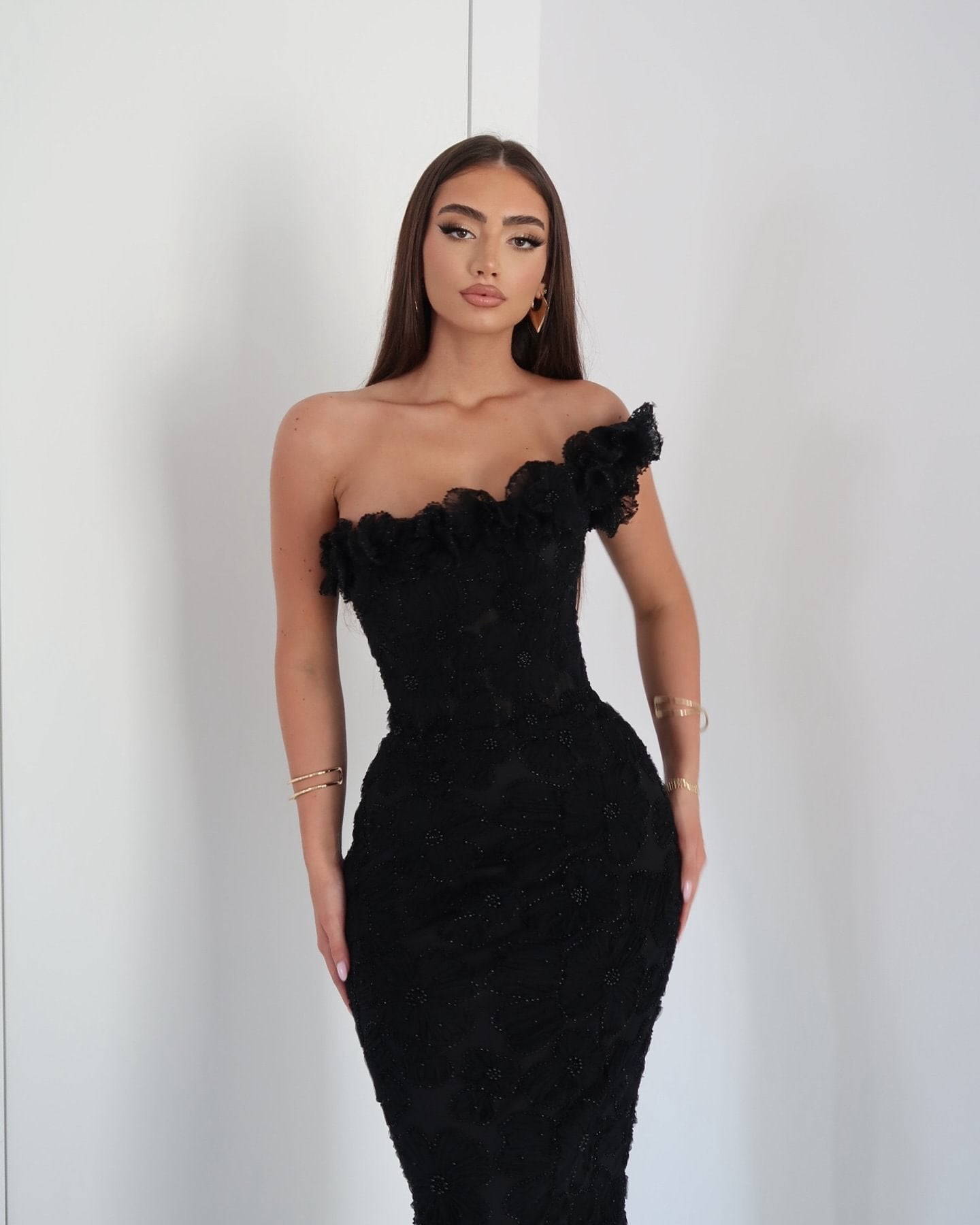 STACY | ASYMMETRCIAL EVENING GOWN
