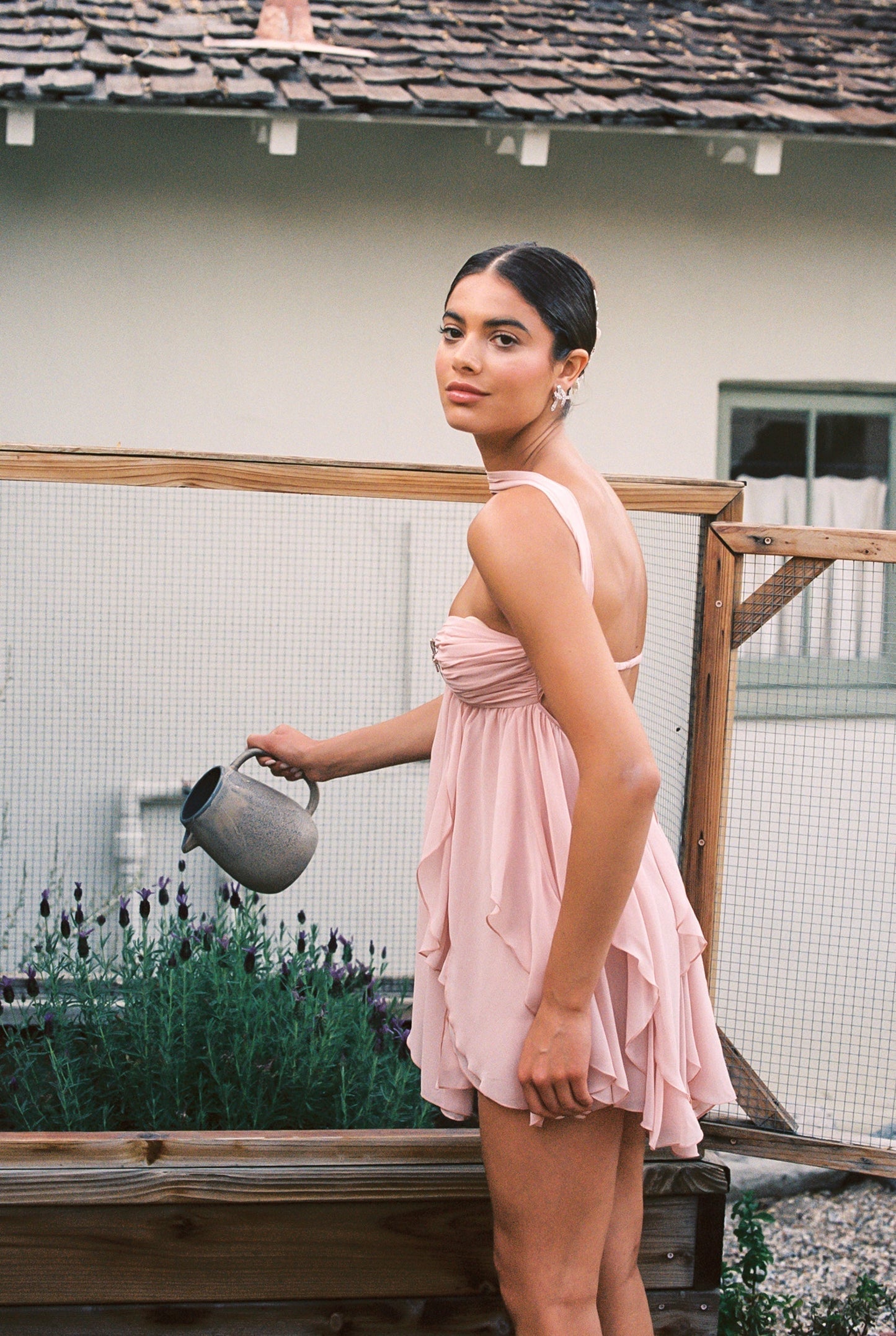 CATERINA | FLORAL HALTER DRESS