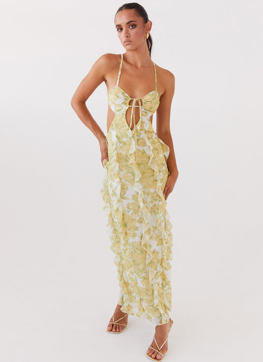 MARLY | RUFFLE MAXI DRESS