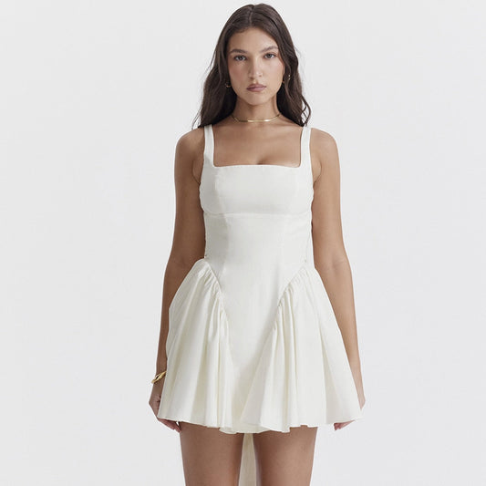 FLORENNE | BOW MINI DRESS