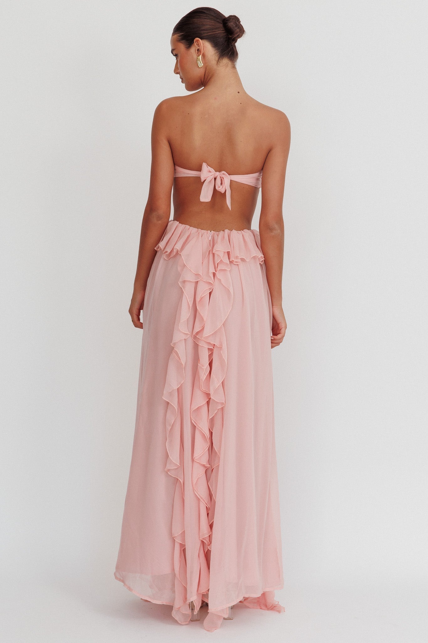 SALLY | RUFFLE MAXI DRESS
