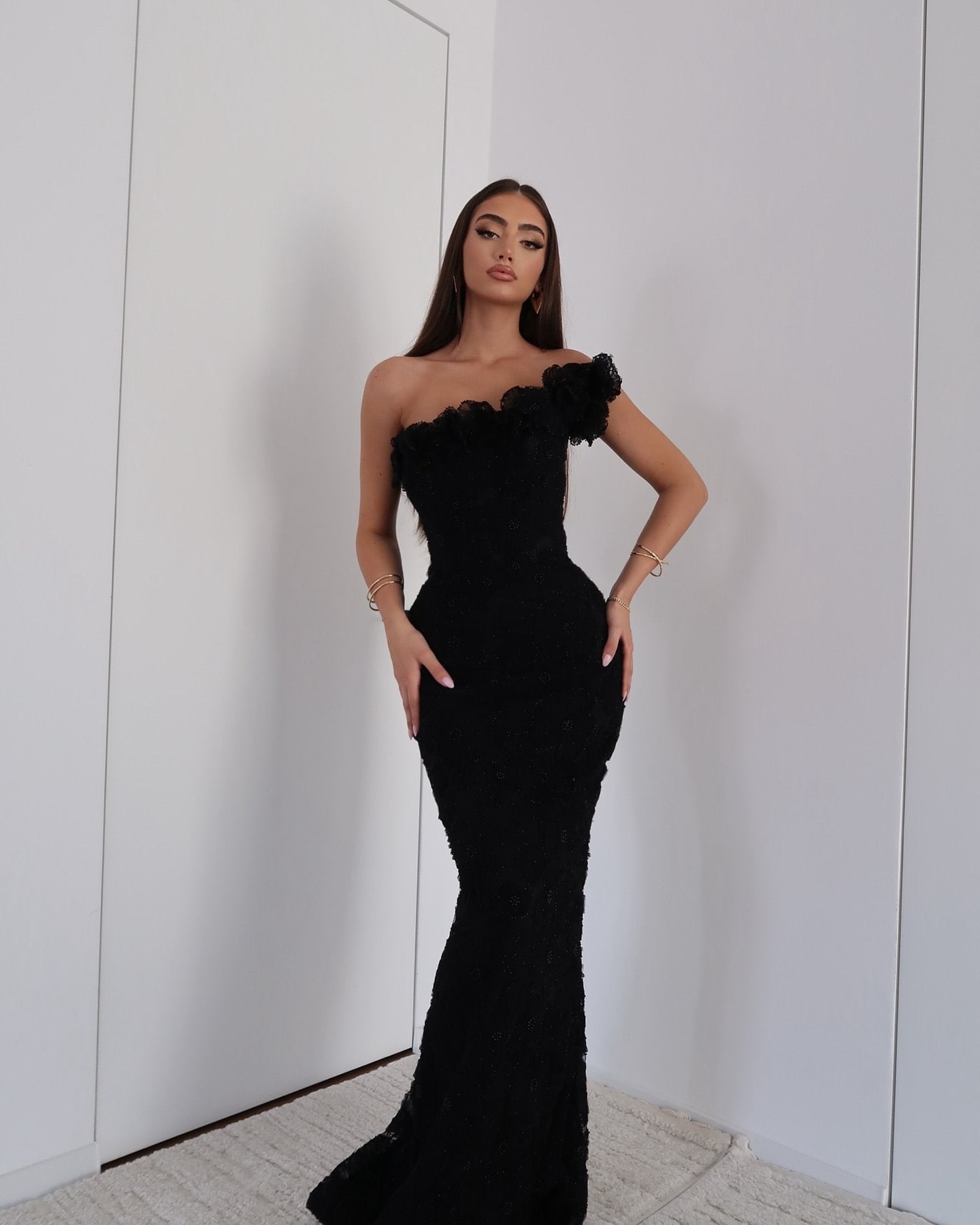 STACY | ASYMMETRCIAL EVENING GOWN