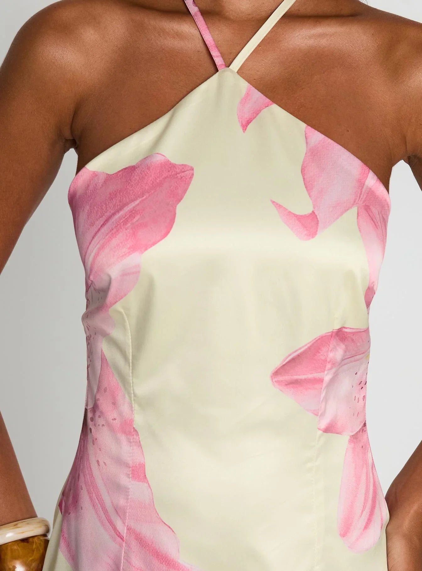 DONDA | HALTER MINI DRESS